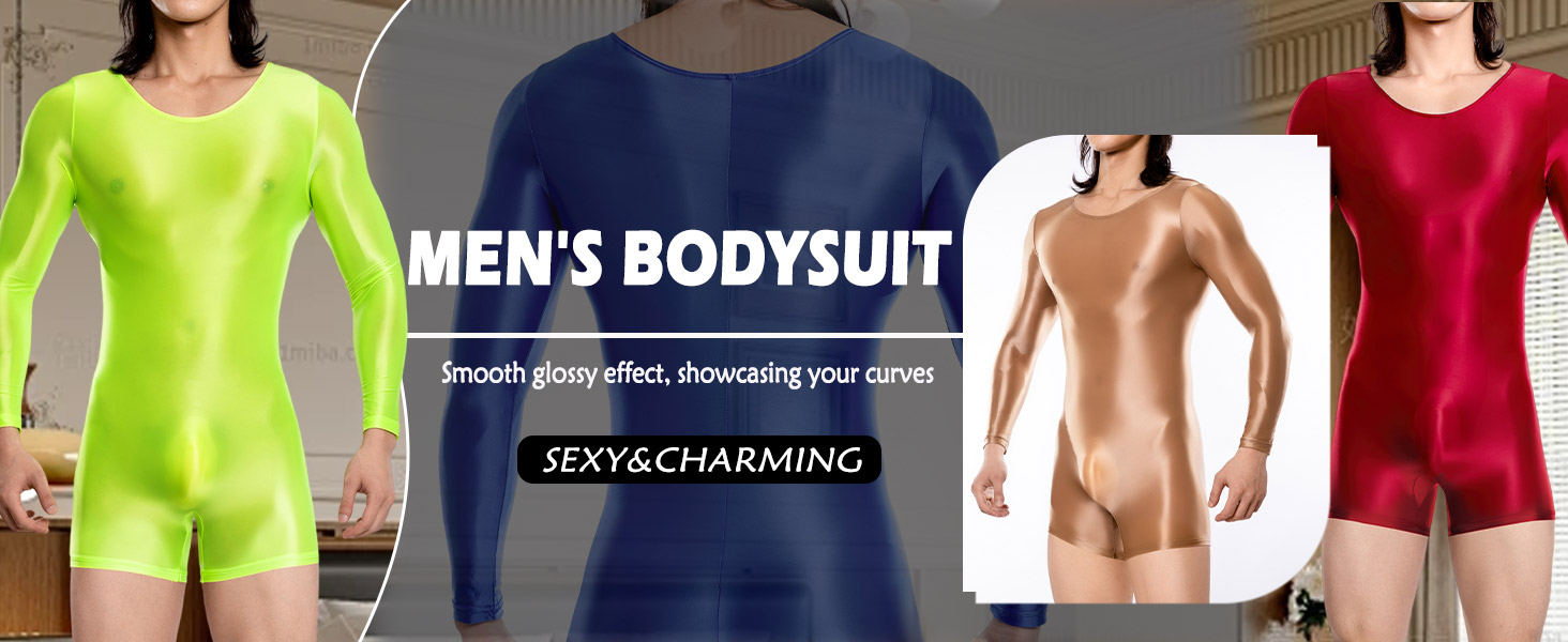 Комбінезон спортивний чоловічий з блиском, прозорий, для танців, облягаючий, боді, M, XL, Колір: Коричневий