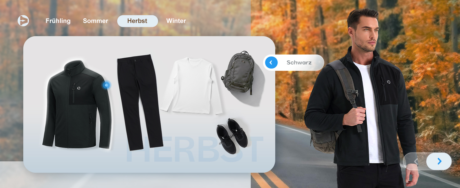 Чоловіча спортивна флісова куртка Outdoor Ventures, легка кофта з 5 кишенями (Темно-сірий/чорний, розмір M)