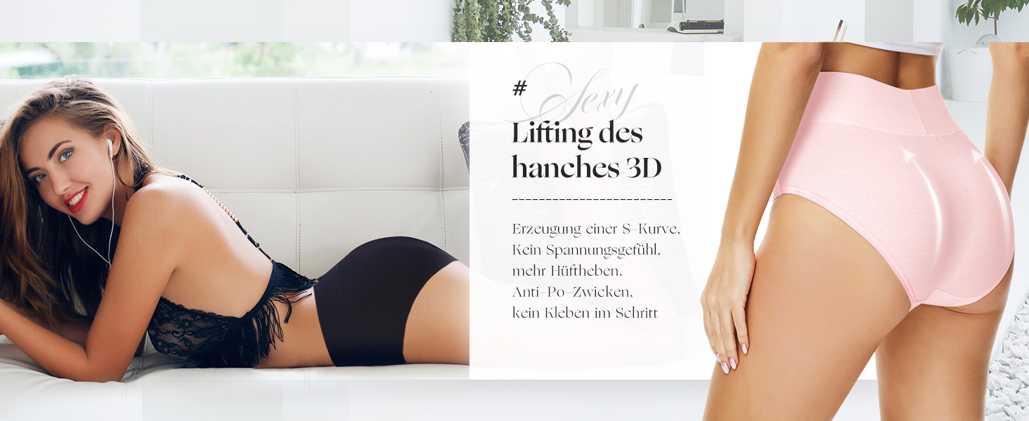 Труси жіночі бавовна 5 шт. Висока талія, бавовна, дихаючі, м'які, стрейч, трусики, XL, білі