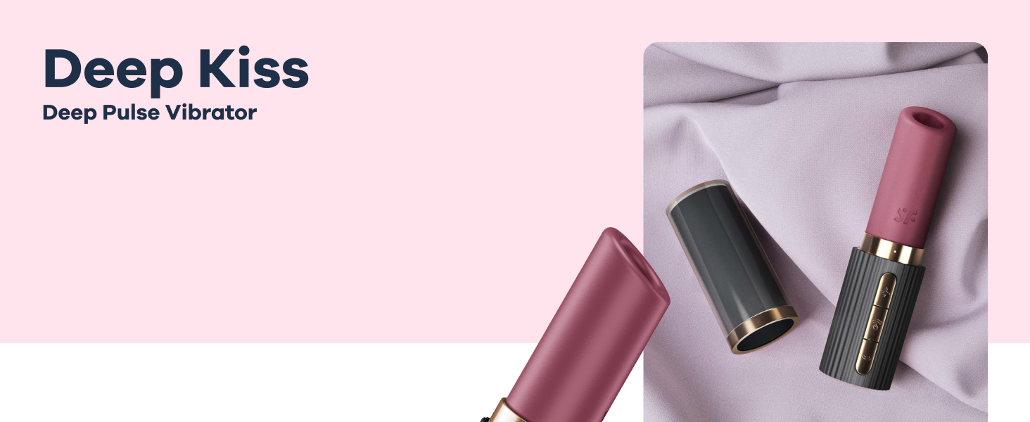 Вібратор Satisfyer Deep Kiss | Інтимна іграшка для жінок | Deep Pulse | Стимуляція клітора | Інструменти жіночого велнес | 3x10 програм