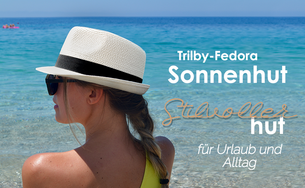 Солом'яний панама-капелюх Creekstone Fedora для жінок та чоловіків, складаний пляжний Trilby з короткою кришкою, бежевий, розмір M
