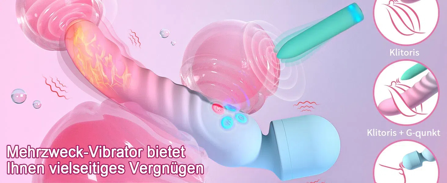 Вібратор для жінок та чоловіків з 7+10 режимами вібрації, стимулятор клітора та G-точки, анальний вібратор, іграшка для дорослих, подарунок