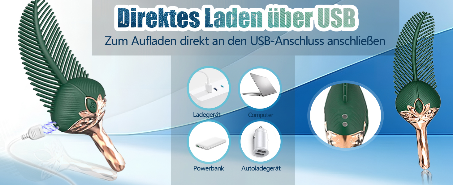 Вібратор для жінок PINTLE Klitoris Stimulator з 10 режимами – стимуляція G-точки, набір вібраторів, секс-іграшки для жінок та пар, тихий силіконовий вібратор, водонепроникний, USB-зарядка