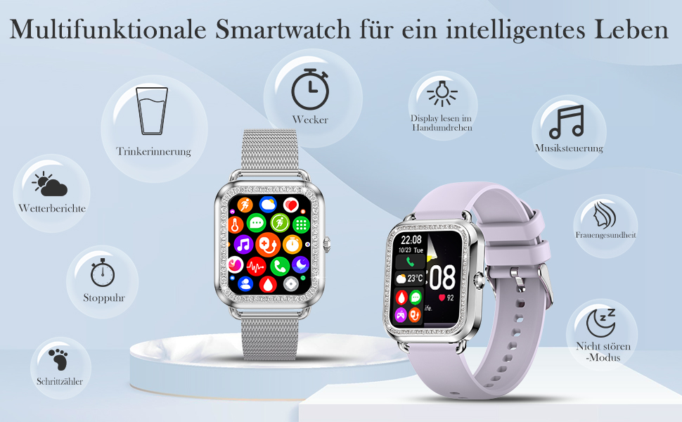 Смарт-годинник I52 Smartwatch сріблястого кольору