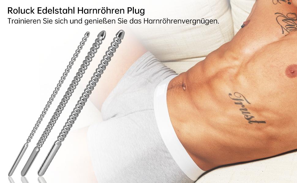 Набір розширювачів уретри з нержавіючої сталі Roluck для чоловіків (3 шт.)