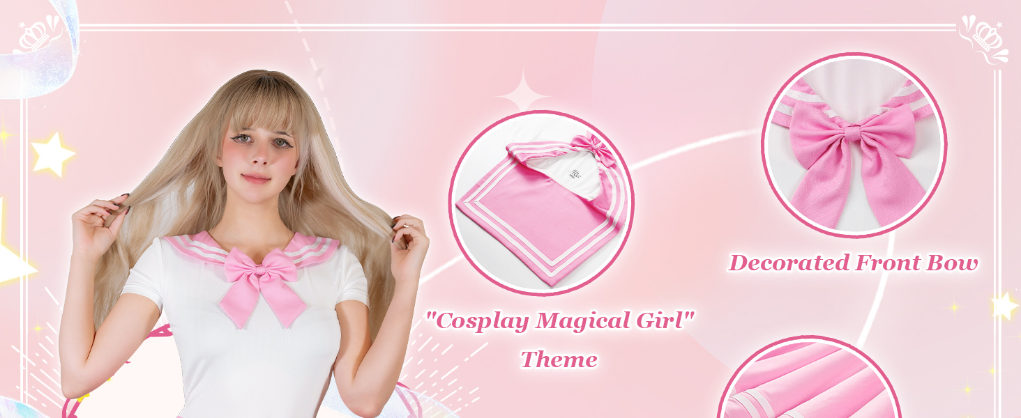 Шовковий комбінезон LittleForBig для дорослих, стилізація 'Магічна дівчинка', міні-сукня-спідниця (рожевий, XL)