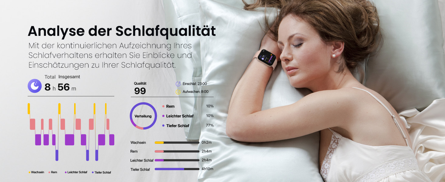 Смарт-годинник TOZO S4 для жінок та чоловіків, Bluetooth-дзвінки, 1.78