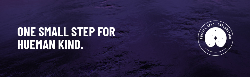 Анальний плаг Hueman Outer Space фіолетовий (вібруючий)