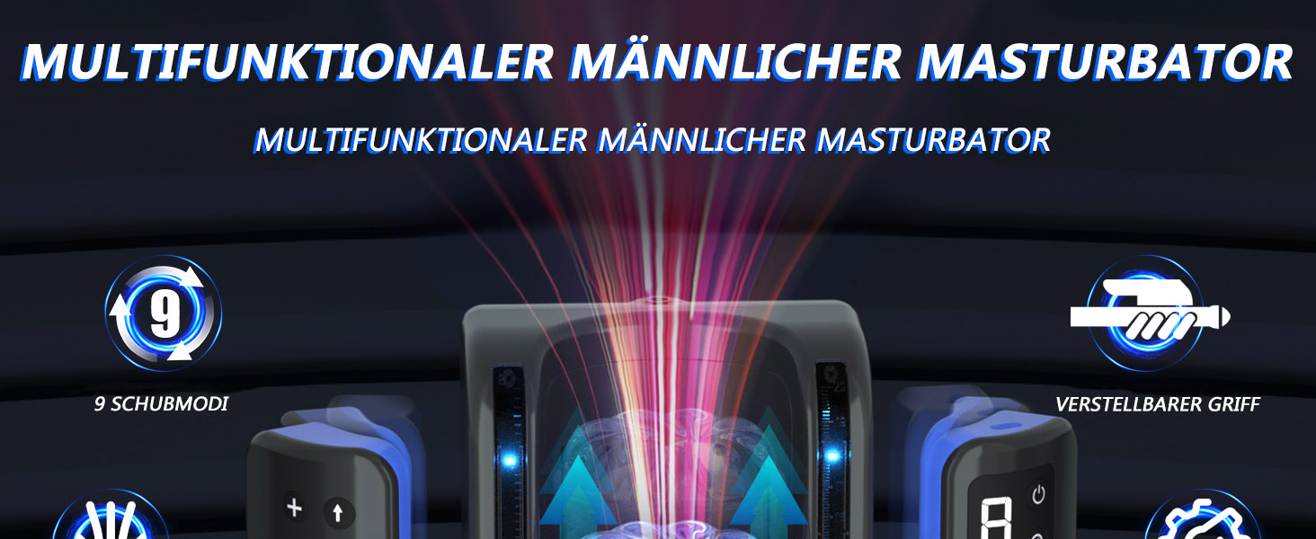 Електричний мастурбатор з телефоном-підставкою, 7 функцій, подвійний хват, для чоловіків