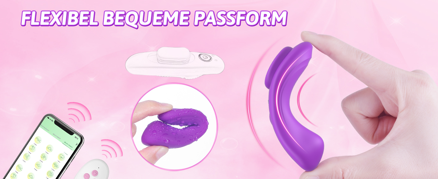 Вібратор-метелик DRAGOSTI Ultra-Thin 0.09Pfund - тихий, з магнітною підставкою та пультом керування, 10 режимів вібрації, для дорослих, для пар