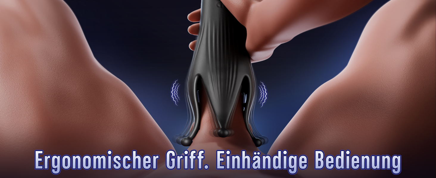 Мастурбатор для чоловіків з 10 режимами вібрації, стимулятор головки статевого члена, іграшка для соло та парного сексу (чорний)