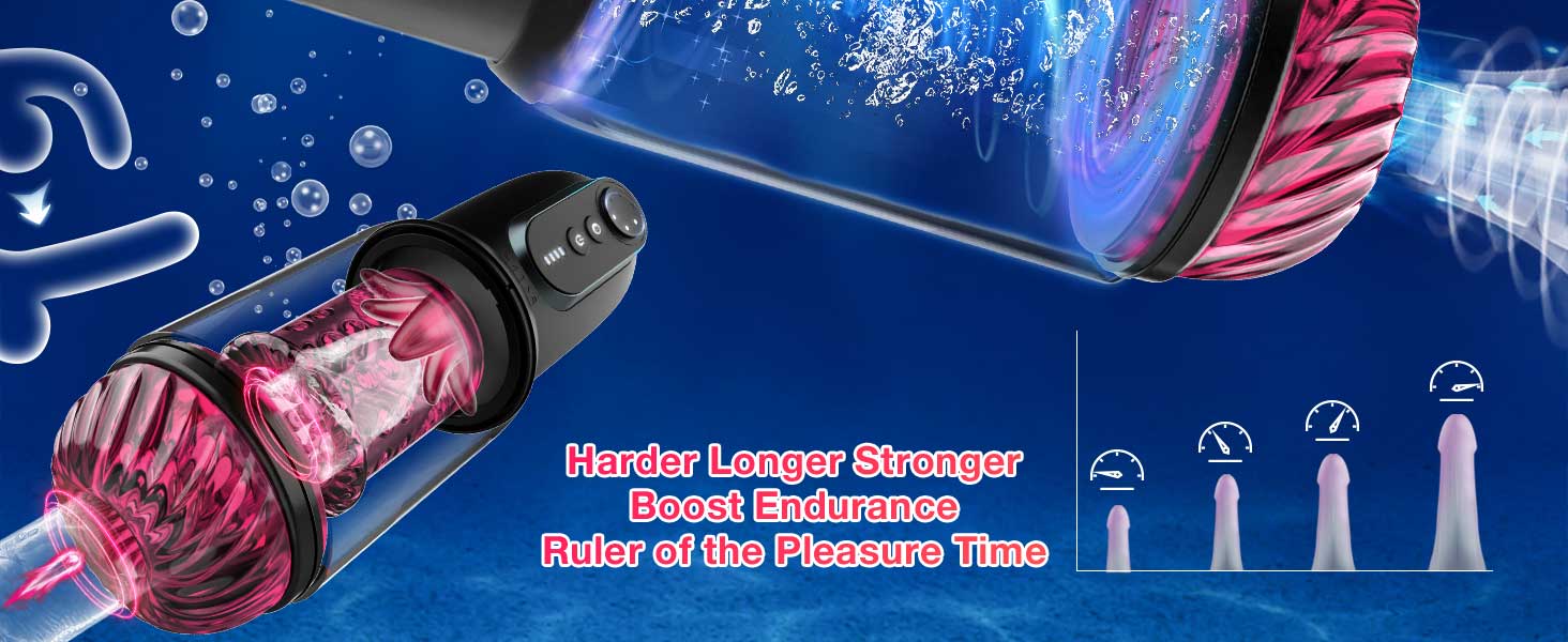 Вібратор для чоловіків з 8-ю обертовими насадками та 5-ма режимами вібрації, секс-іграшка, мастурбатор з функцією керування через додаток