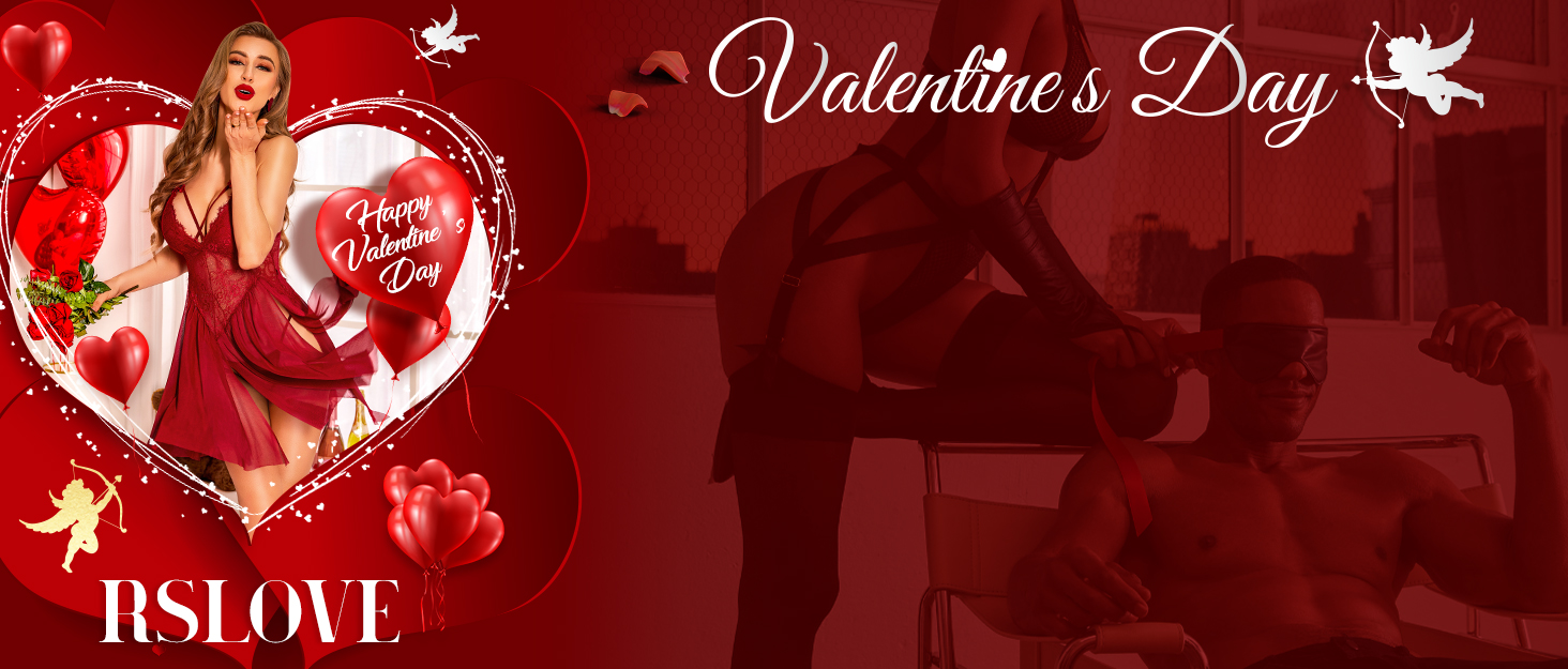 Жіноча мереживна піжама-сорочка RSLOVE, чорна, розмір M