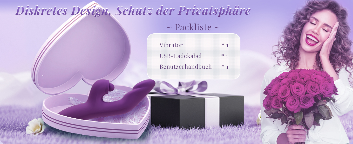 Вібратор для жінок: набір для клітора, сексуальна іграшка з нагріванням, 10 режимів вібрації, стимулятор для пар, фіолетовий