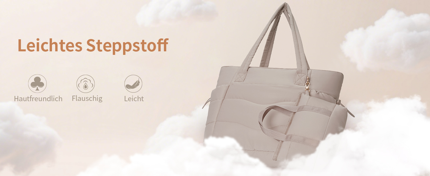 Жіноча сумка-шопер Wandering Nature 2-в-1: об'ємна сумка Tote Bag з відділенням для ноутбука (15,6