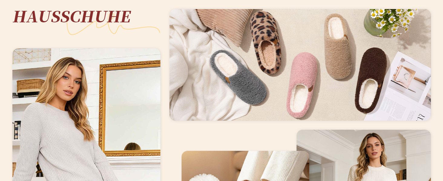 Жіночі зимові капці Evshine з ефектом пам'яті (Memory Foam), теплі плюшеві домашні туфлі, колір темно-рожевий, розмір 38 EU