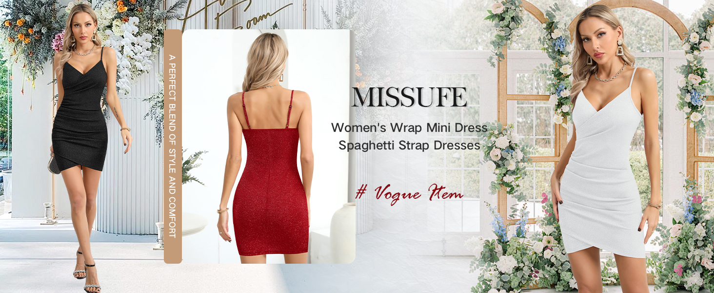 Missufe Елегантна сукня-кокетка для жінок, міні-сукня на тонких бретелях, червона, облягаюча, без рукавів, олівець, XS