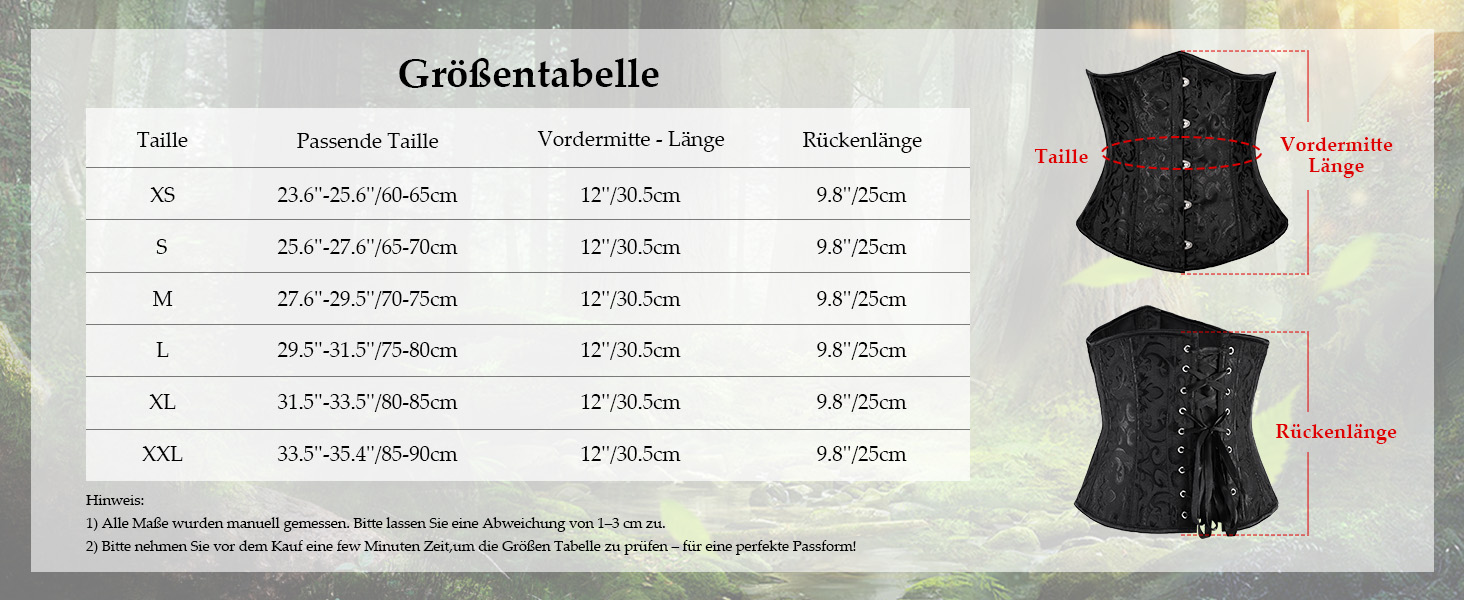 Корсет TRIWORKS для жінок: корсаж, бюстгальтер, сатиновий корсет з шнурівкою, стегновий фіксатор для Хелловіну та карнавалу, XS-XXL, коричневий