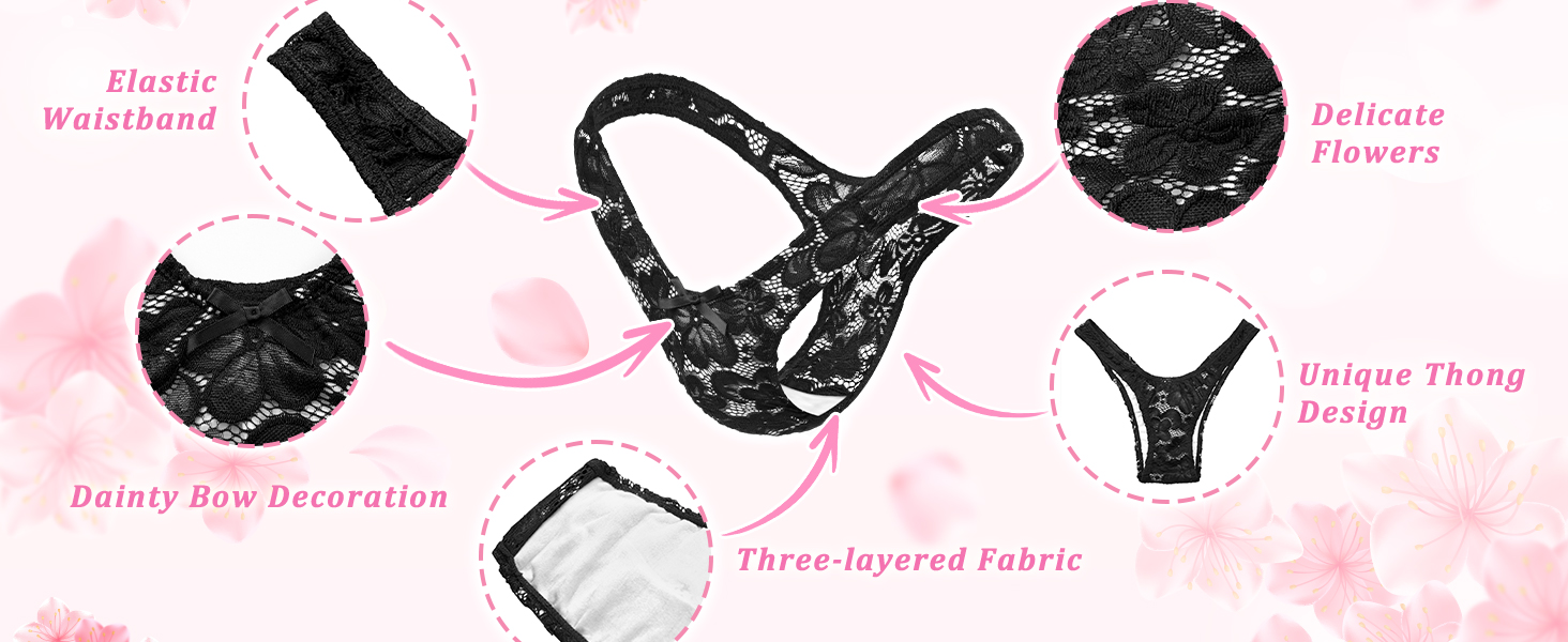 Танга з сітки LittleForBig для трансгендерів та кросдресерів, чорний колір, моделювання та корекція фігури