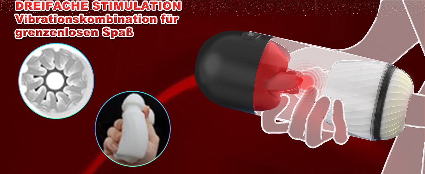 Електричний масажер для чоловіків PINTLE з керуванням через додаток - 360° обертання, 9 режимів вібрації, стимулятор пеніса для соло-ігри, сексуальні іграшки для чоловіків