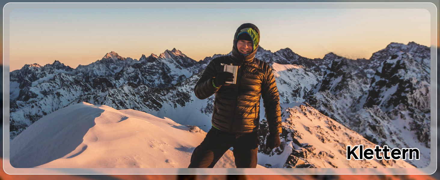 Чоловіча зимова куртка Outdoor Ventures: водонепроникна стібана пуховика, класичний чорний колір, розмір XL