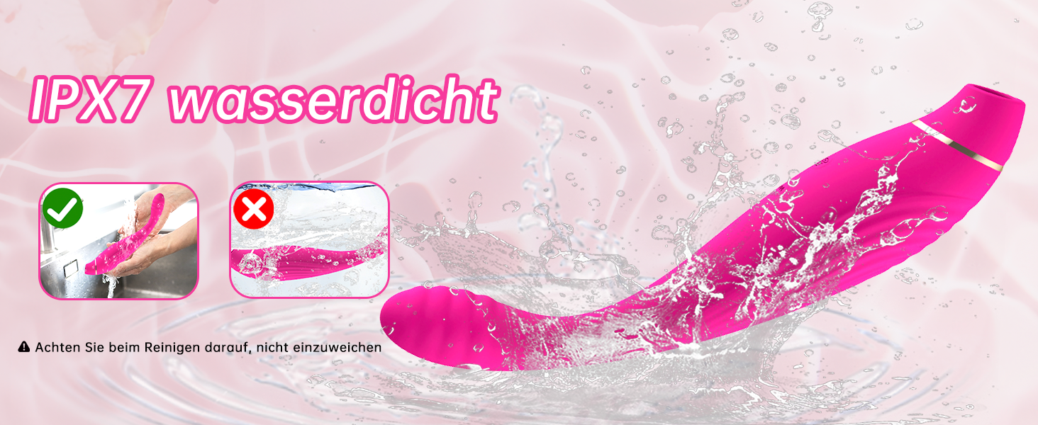 Набір вібраторів для жінок PLNTLE: секс-іграшки з 10 режимами вібрації та 10 режимами сукції, тихий, водонепроникний (IPX7), для пар та одиночок