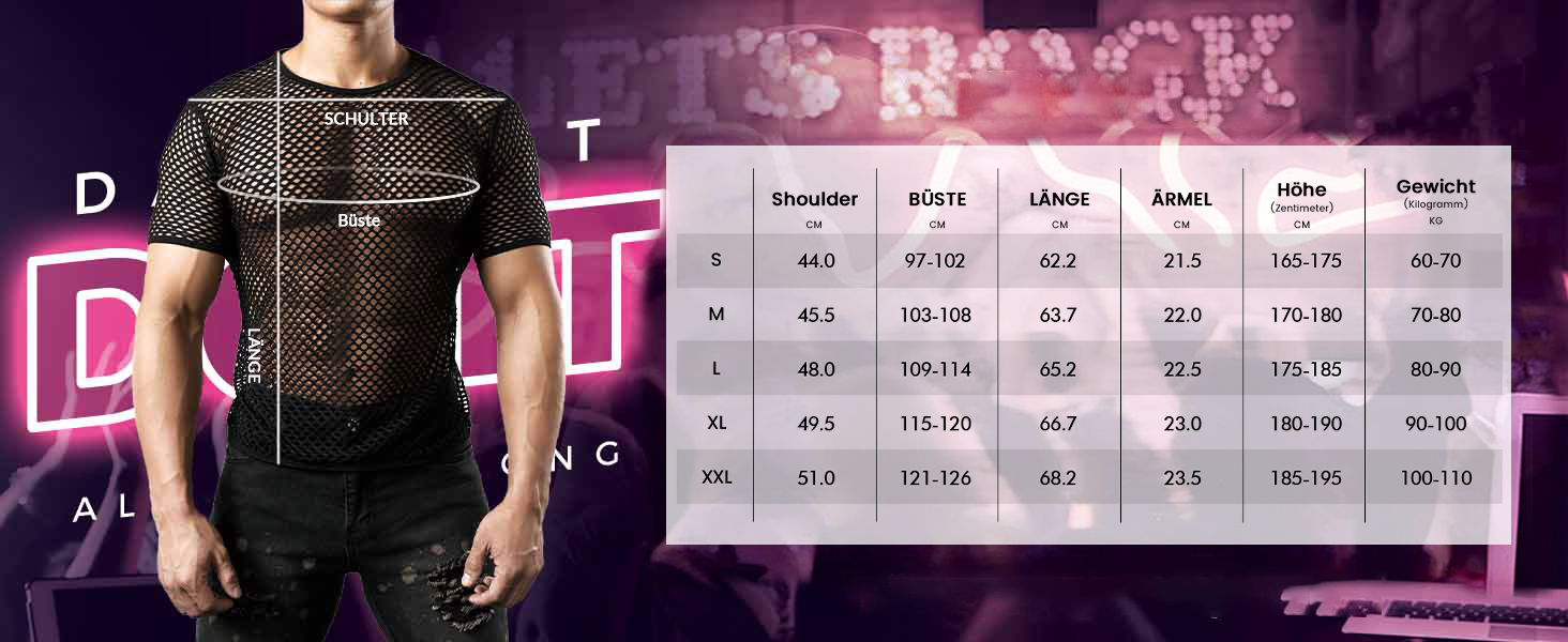 Чоловіча футболка JOGAL з ефектом прозорості, сітчаста, червона, розмір XXL