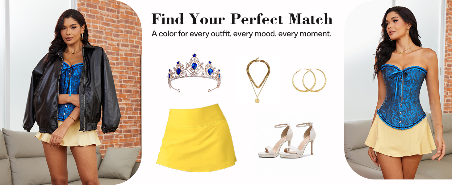 Корсет Vrapo для жінок - бюст-корсет, шнурівка, талія, спідня білизна, червоний, XS