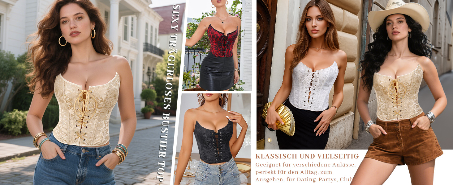 Корсет-топ WHIPPY для повних грудей: вінтажний бюстєль з шнурівкою, готичний овербаст, світло-персиковий, розмір M