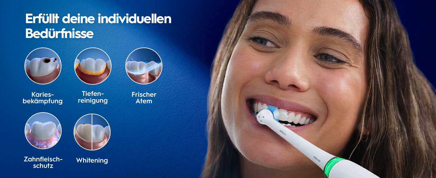 Електрична зубна щітка Oral-B iO Series 5, чорна — 5 режимів чищення, насадка Quite White, дорожній футляр