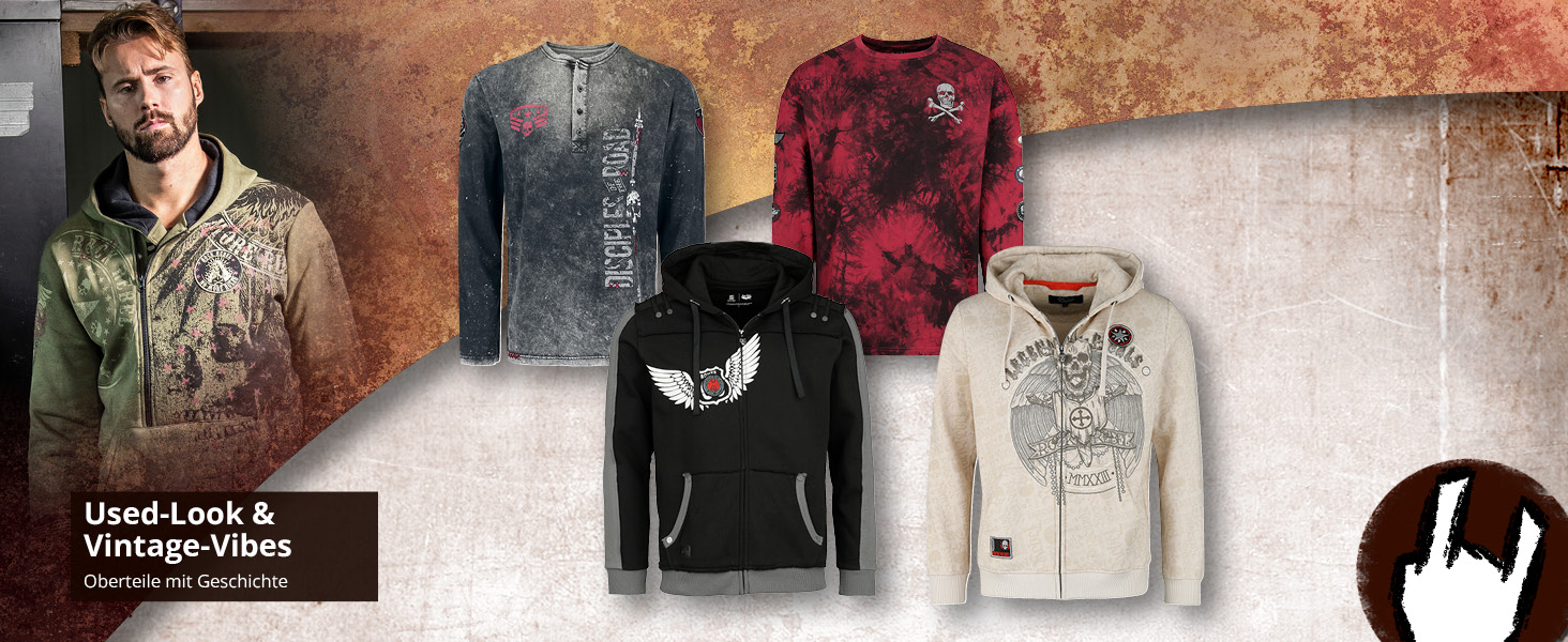 Чоловіча сорочка Rock Rebel з рок-принтом XXL чорно-біла