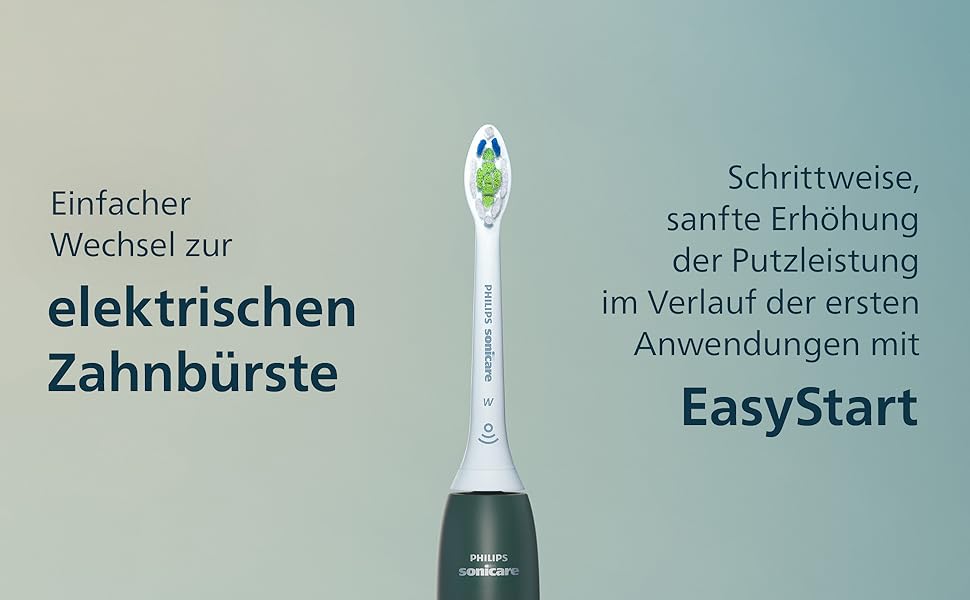 Електрична зубна щітка Philips Sonicare Series 3100 (HX4033/26) з датчиком тиску, 3 режимами інтенсивності, SmarTimer та дорожнім футляром, темно-зелена