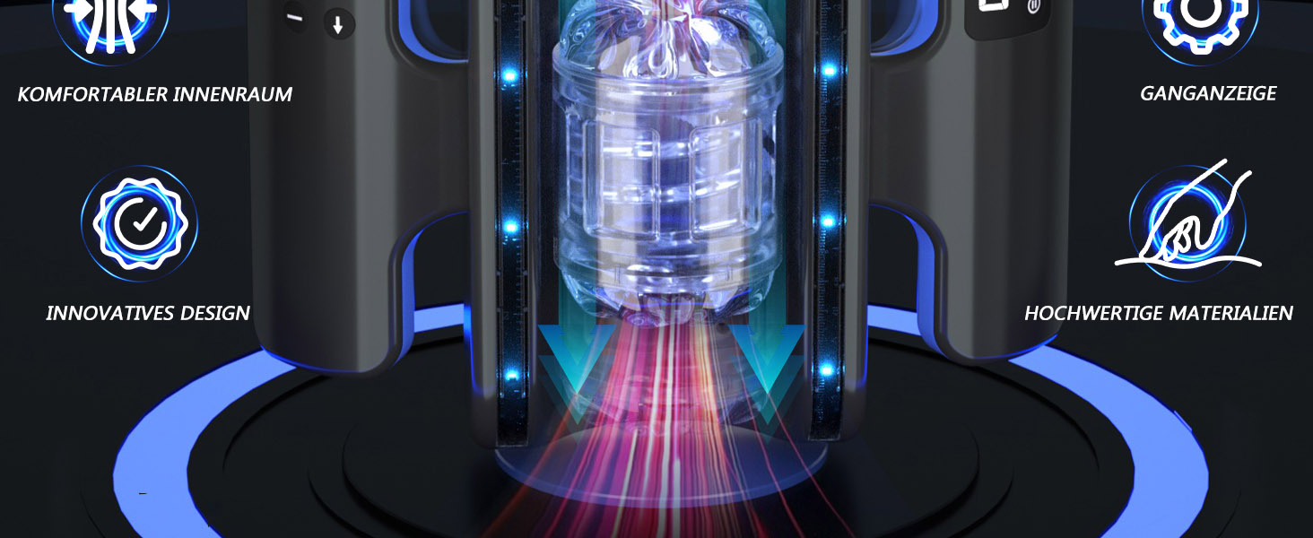 Електричний мастурбатор з телефоном-підставкою, 7 функцій, подвійний хват, для чоловіків