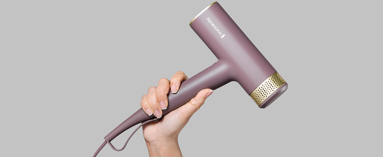 Фен для волосся Remington AIRvive EC8930 з безщітковим цифровим двигуном, іонною технологією та анти-фриз ефектом, 12 рівнів налаштувань, дифузор та насадка для стайлінгу