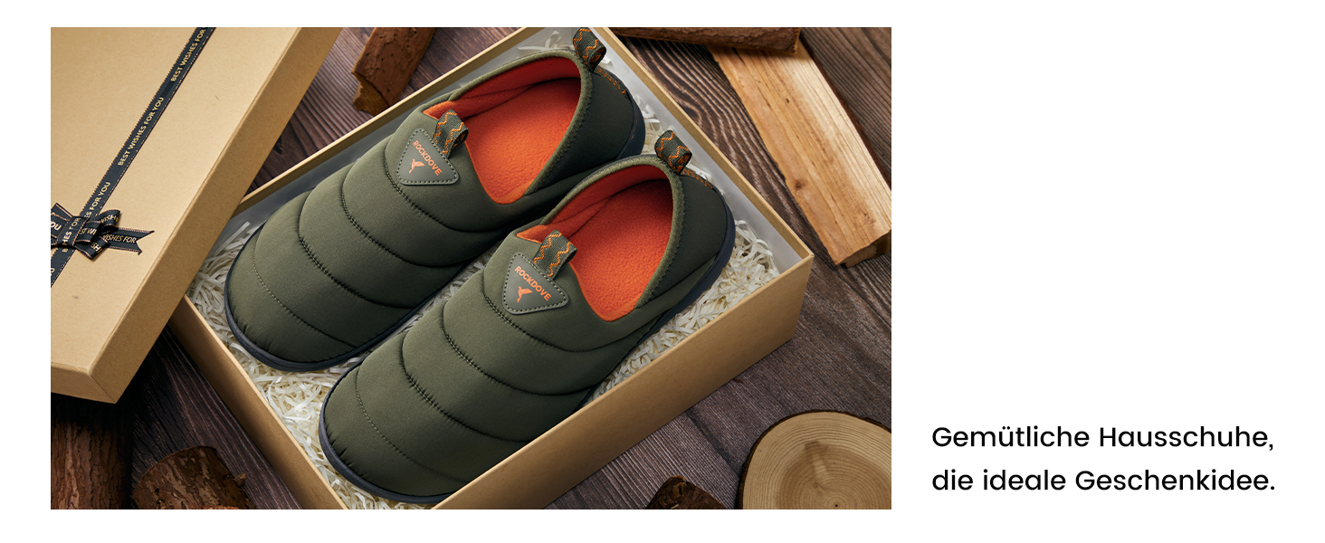 Чоловічі домашні капці-лофери RockDove Pufflite двоколірні стібані з підошвою для дому та вулиці, колір: мисливський зелений, розмір 44 EU