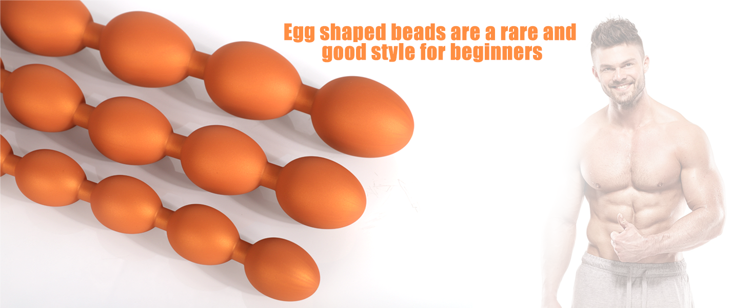 Анальні кулі Jixaxe з силікону: кулі-анальні плаґи для сексуальної стимуляції (5 кульок)