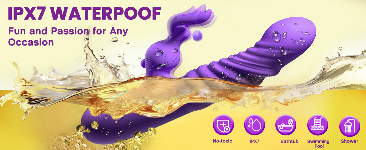 LYAMais 3-в-1 Вібратор для жінок: G-Punkt, Кліторальний стимулятор, Анальний вібратор. 6 режимів, телескопічний дизайн. Іграшка для дорослих