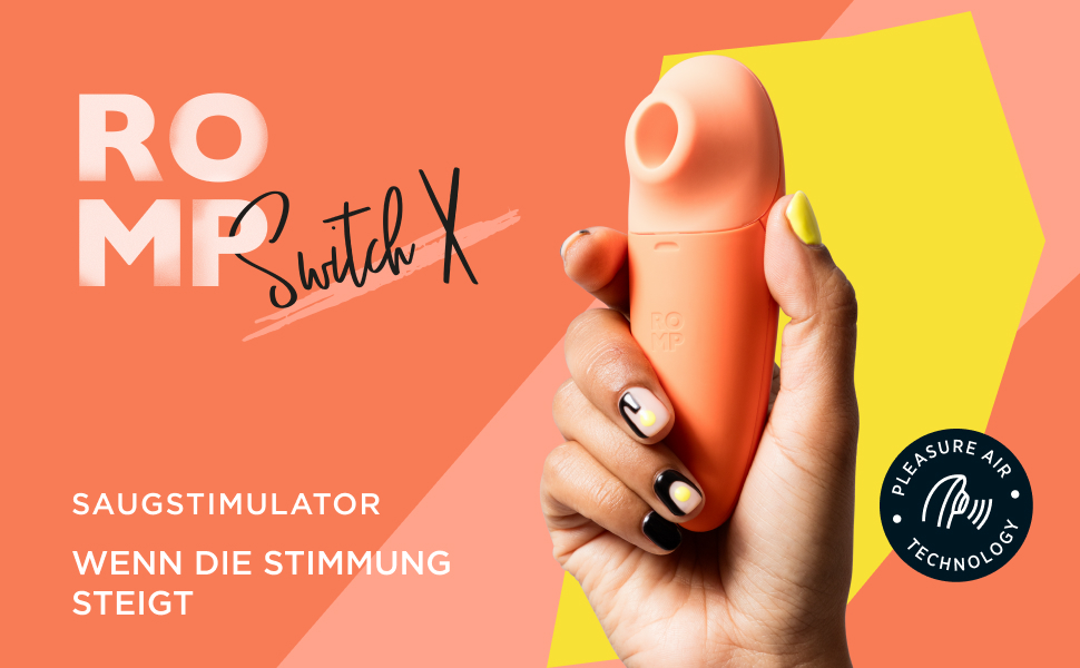 Вироб для клітора Romp Switch X - 10 рівнів інтенсивності, водонепроникний, рожевий