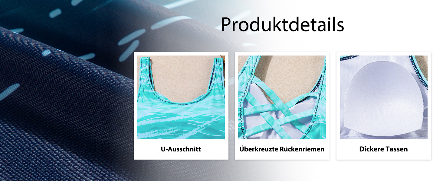 Світшот Bsubseach для жінок з контролем живота, купальник з перехресною спинкою, сірий, L