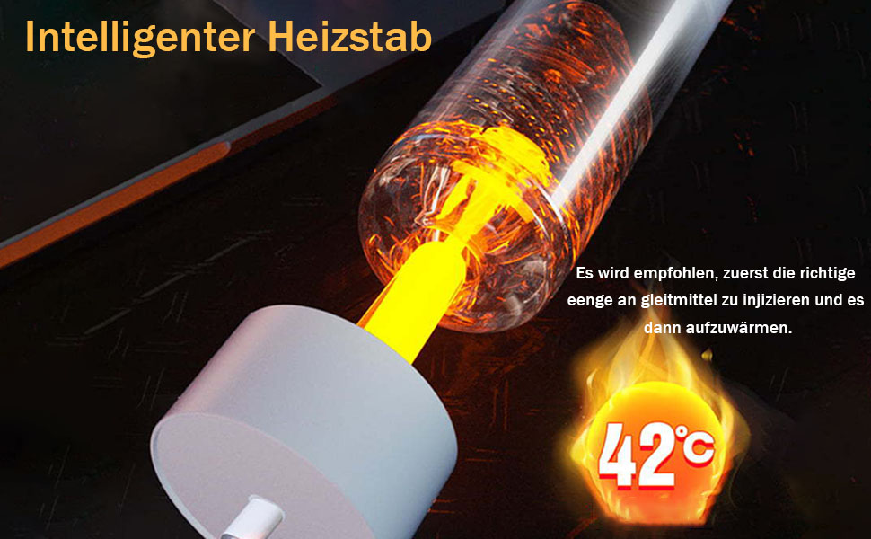 Електричний масажер для чоловіків з Bluetooth, нагрівання та вібрацією. Інтимні іграшки для соло-використання