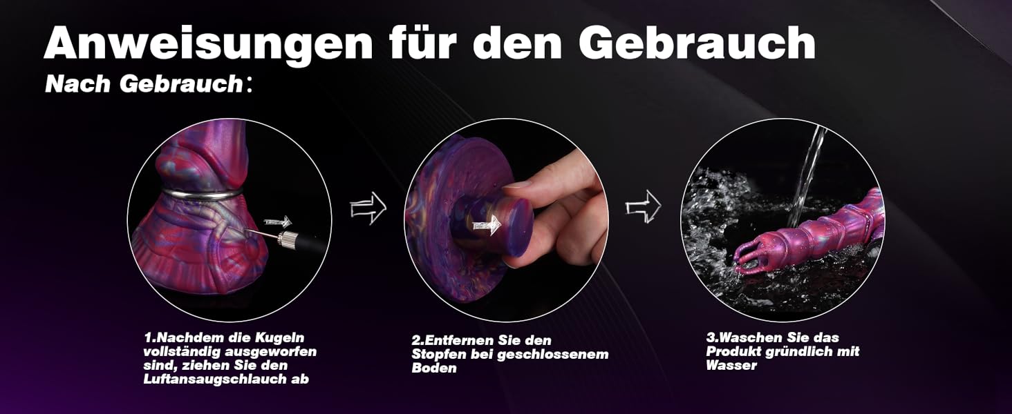 Анальний плагін Dilo Monster XXL з 4 силіконовими яйцями, 27 см - BDSM іграшки для пар