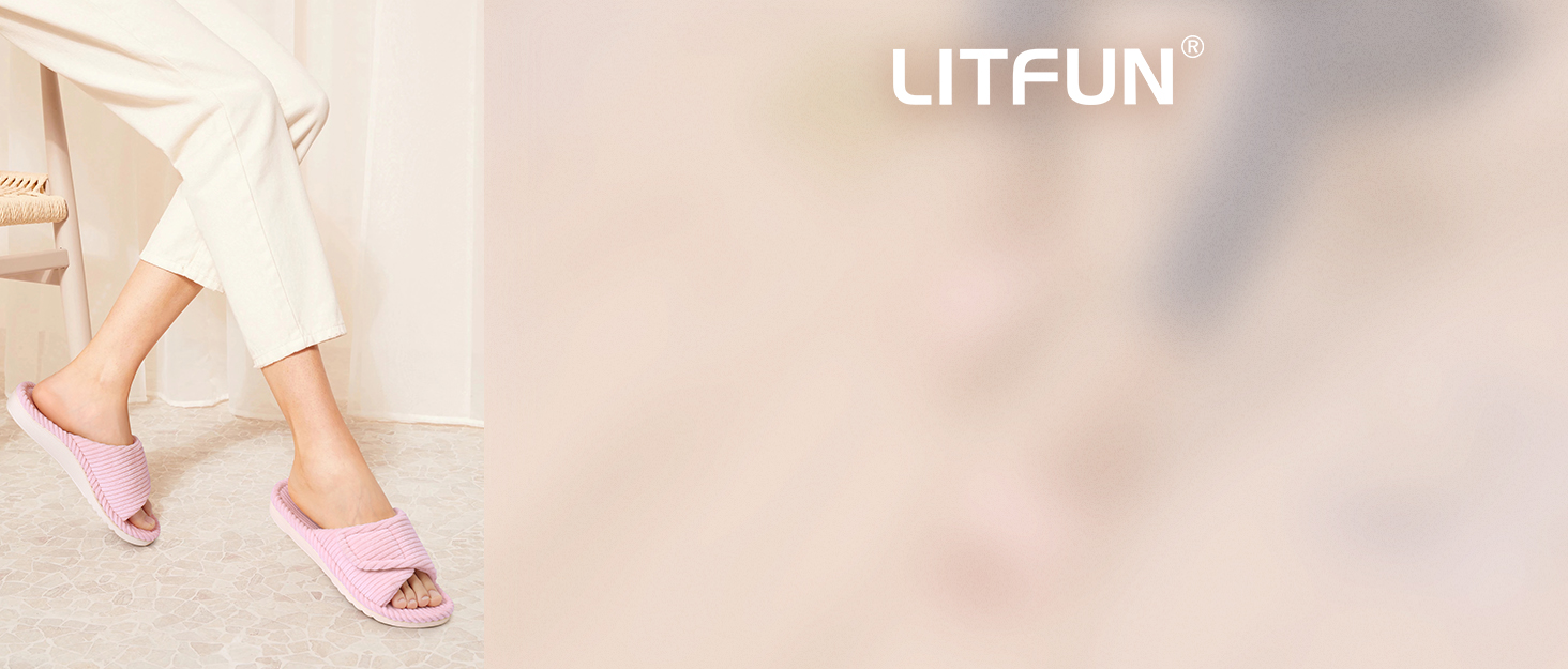 Ортопедичні жіночі капці Litfun з підтримкою своду стопи, бежеві, розмір 39 EU