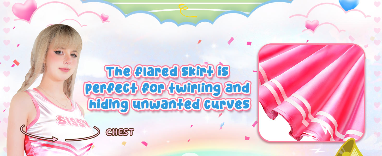 Комбінезон без рукавів з блискучого атласу LittleForBig для дорослих (рожевий, XXL)