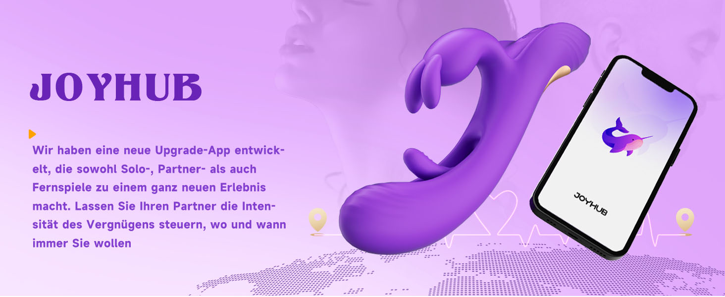 Вібратор для жінок G-spot з 7 режимами: вібратор клітора, секс-іграшка для пар, фіолетовий