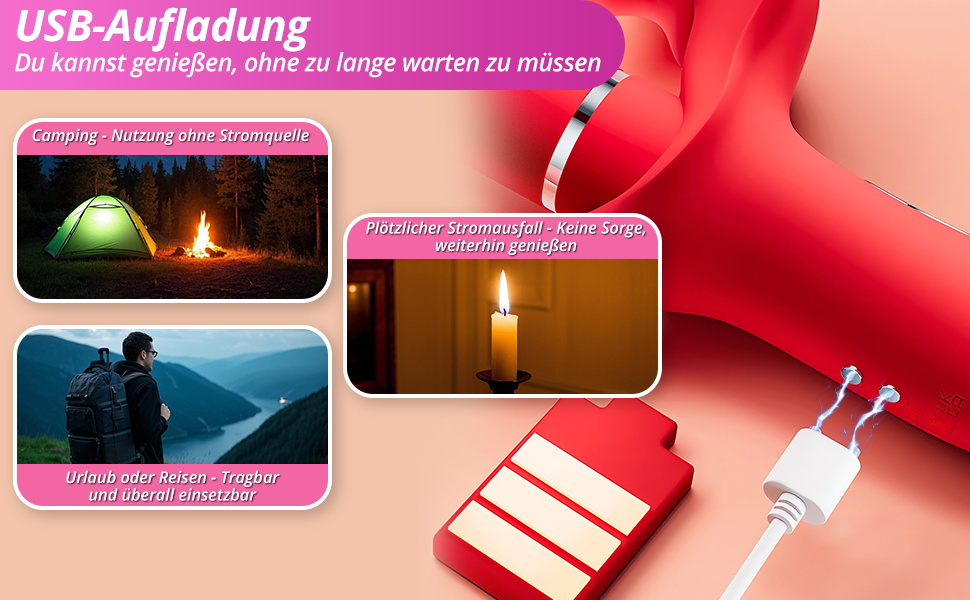 Вібратор для жінок Roluck 3-в-1: 5 режимів лизання, 5 вібрацій та 5 імпульсів