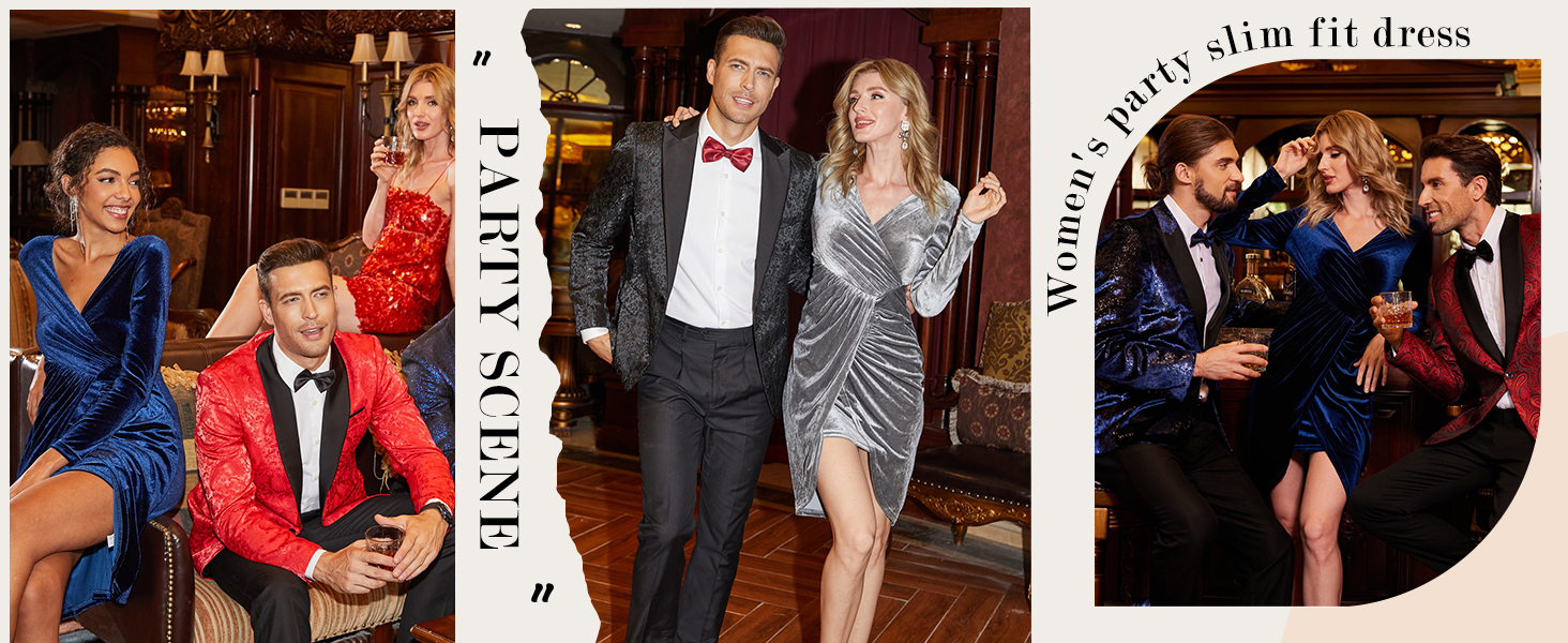 ZEAGOO Елегантне вечірнє плаття-футляр з атласу, довгим рукавом, V-подібний виріз, висока талія, для вечірок та клубів, чорне