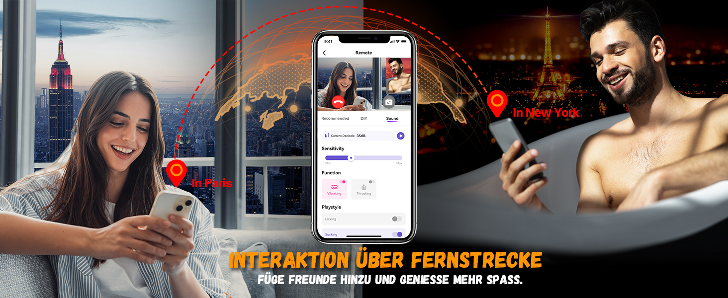Вібратор для чоловіків Tagnaff Neu з набором, 9 функцій: стукіт, облизування, вібрація. Іграшка для соло-мастурбації з пультом керування.