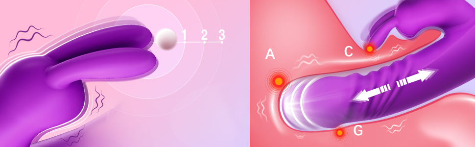 Вібратор для жінок: дildo з 11 режимами вібрації, анальний вібратор, іграшки для дорослих, для клітора та G-точки