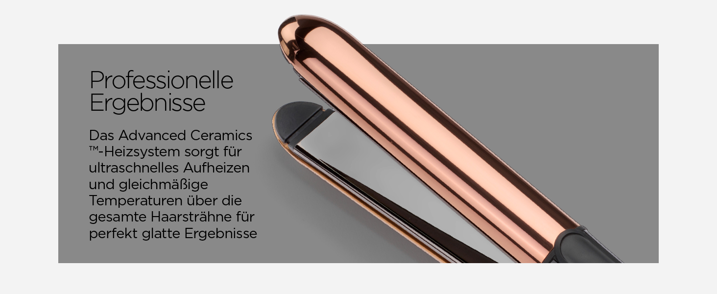 Випрямляч та плойка для волосся BaByliss Straight And Curl Brilliance ST482E: титанові пластини, іонізація Anti-Frizz, 5 рівнів температури до 235°C, мідний колір