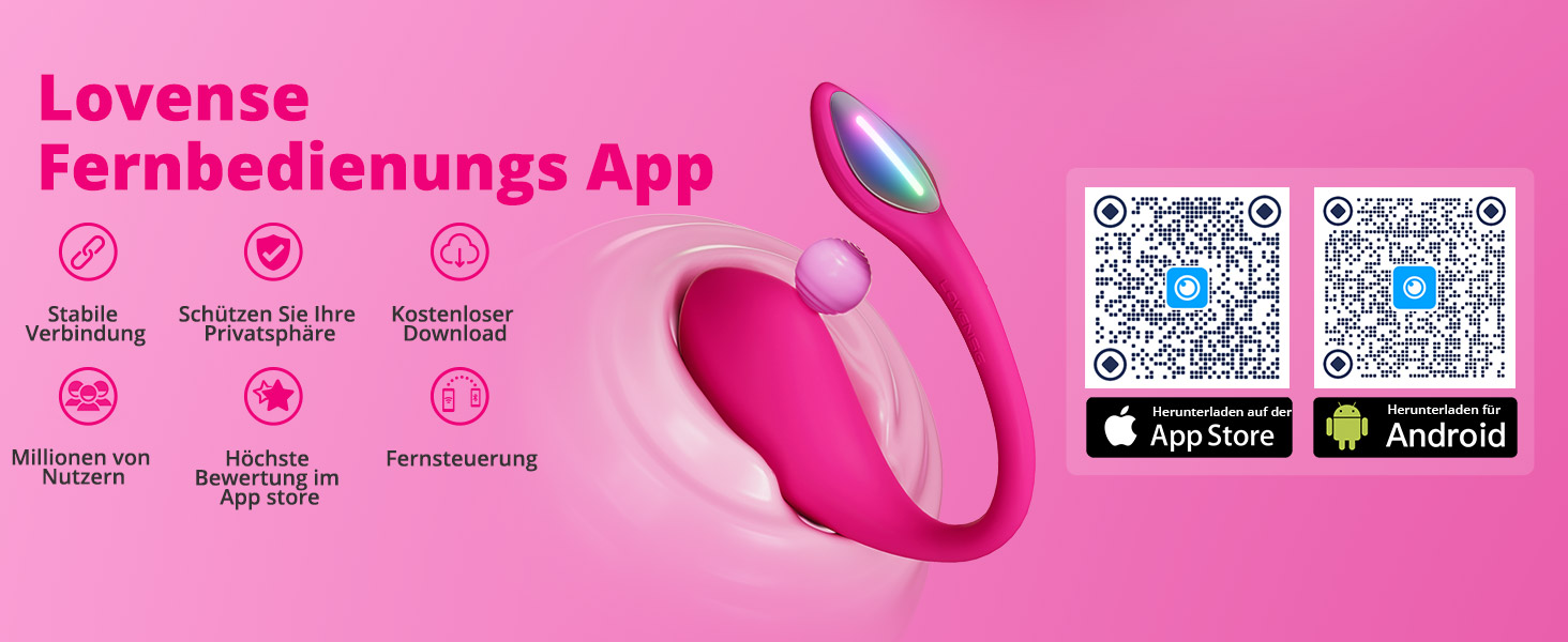 LOVENSE Lush 4.0 - вібратор G-Spot з LED-підсвіткою та пультом дистанційного керування - іграшка для дорослих для жінок та пар